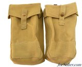 Canadian WWII P-37 Pattern Bren Ammunition Pouches Set of two. - 1 of 5