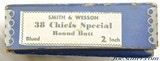 Excellent Boxed Smith & Wesson 38 Spl Pre-Model 36 Mfg 1956 Flat Latch - 12 of 14