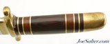 Rare John Nelson Cooper Custom Thorp Style Bowie Knife 1968-69 11 3/4" - 12 of 12