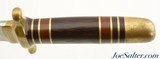 Rare John Nelson Cooper Custom Thorp Style Bowie Knife 1968-69 11 3/4" - 11 of 12