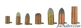 Pinfire Ammo Lot 5mm & 7mm Seven Rounds Shot and Ball