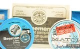 Beeman .177 Cal Pellets Match and Premium Silver Jet Lot of 5 Containers - 3 of 6