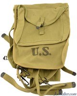 Excellent WWII U.S. Army M-1928 Haversack RUBRO 1942 - 1 of 6