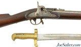 Very Rare Civil War Merrill Breech-Loading Rifle with Original Bayonet 1 of 770