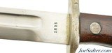 Excellent New York Marked Krag Bayonet 1899 Correct M1899 Steel Scabbard - 8 of 10