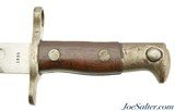Excellent New York Marked Krag Bayonet 1899 Correct M1899 Steel Scabbard - 7 of 10
