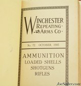 Winchester Edition #72, 1905 Item Description Catalog F.W. Johnson - 4 of 9