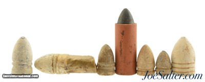 Civil War Bullet & Cartridge Lot Smith Carbine Gardiner Sage