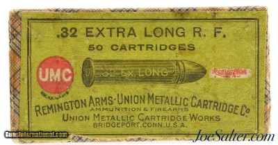  Sealed!
Remington UMC Split Logo Box 32 Extra Long Rim Fire BP Ammo