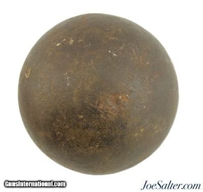 3 Pounder "Grasshopper" Solid Cannon Ball