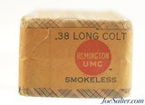 Sealed! 38 Long Colt Ammo REM-UMC Full Box WWI - 3 of 6