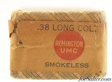 Sealed! 38 Long Colt Ammo REM-UMC Full Box WWI - 5 of 6