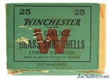 Excellent Full Box Winchester 20 Gauge Brass Shot Shells 2 ½ Inch Unfired - 2 of 6