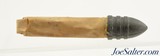 Original Civil War Sharps Sporting Cartridge 56 Caliber Ringtail Bullet - 2 of 4