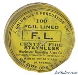 Full & Sealed! Winchester No. 11 Percussion Caps J. Goldmark's Foil Lined