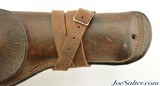 WW1 Colt 1911 .45 Mounted Holster 1914 Unit Marked - 11 of 15