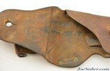 WW1 Colt 1911 .45 Mounted Holster 1914 Unit Marked - 15 of 15