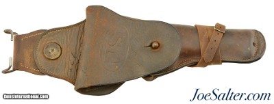 WW1 Colt 1911 .45 Mounted Holster 1914 Unit Marked