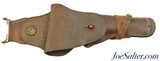 WW1 Colt 1911 .45 Mounted Holster 1914 Unit Marked - 1 of 15