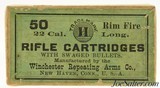 Rare First 22 LR Black Powder Ammo Made By Winchester Circa 1890 Full Box