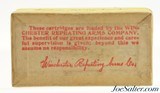 Rare First 22 LR Black Powder Ammo Made By Winchester Circa 1890 Full Box - 6 of 7