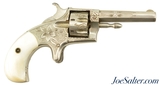Excellent Engraved 22 Cal Hopkins & Allen Model XL No.1 Revolver Antique