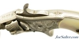 Excellent Engraved 22 Cal Hopkins & Allen Model XL No.1 Revolver Antique - 9 of 14