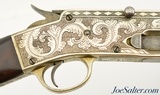 Very Rare Deluxe Engraved Robinson Model 1872 Repeating Rifle by Adirondack Firearms Co. - 5 of 15