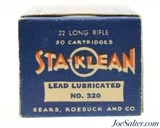 Excellent Sears, Roebuck And Co. STA-KLEAN 22 LR Ammo 1930's - 3 of 7