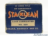 Excellent Sears, Roebuck And Co. STA-KLEAN 22 LR Ammo 1930's - 5 of 7