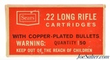 Excellent 1966 Sears in a Shield Issue 22 LR Ammo