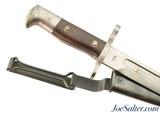 Krag Bayonet 1900 Date With Model 1903 Belt Attachment