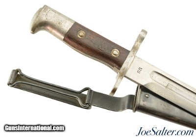 Krag Bayonet 1900 Date With Model 1903 Belt Attachment