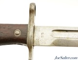 1899 Dated Krag Bayonet & Steel Scabbard
W/ Late M1899 Belt Attchment - 5 of 9