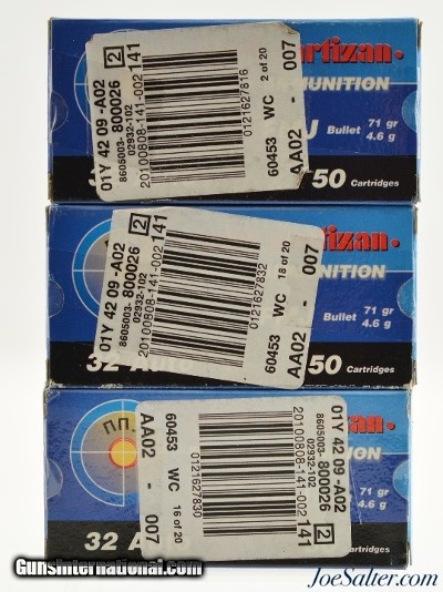 Prvi Partizan-PPU 32 Auto FMJ 71gr. (150)