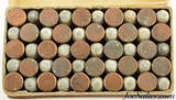 Winchester 22 Long Black Powder Ammo Full Box Circa 1890's - 7 of 7