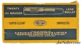Dominion 43 Mauser Ammo Full Box 20 Rounds Model 71
