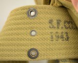 Excellent WWII Web Gear Group Belt First Aid kit and Mag Pouch - 7 of 8