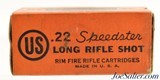 Scarce US Cartridge Company 1931 Speedster 22 LR Shot Full Box Ammo - 2 of 7