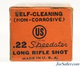 Scarce US Cartridge Company 1931 Speedster 22 LR Shot Full Box Ammo - 3 of 7