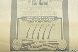 Winchester-Western 1977 Calendar Western Theme Buffalo Bill Annie Oakley.... - 5 of 14