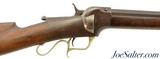 Extremely Rare Rotary Disk Breech Single-Shot Rifle by J.D. Wilkinson of Plattsburgh, NY