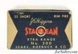 J.C. Higgins STA-KLEAN 22 Short Ammo Dark Blue Full Box Sears - 3 of 7