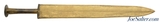 Chinese Short Sword Excellent Gilded
Blade 400-300 BC