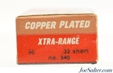 Sears J.C. Higgins Copper Plated Xtra-Range 22 Short Ammo Full Box - 3 of 6