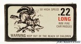 Gambles Hiawatha 22 Long Ammo Full 1970's Wild Game Issue Squirrel - 1 of 5