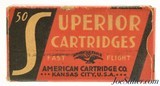 American Cartridge Company 22 Short "Superior Cartridges" Ammo Full Box - 1 of 6
