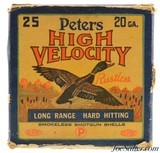 Peters 20 Gauge Paper Shotgun Shells Flying Mallard Box 24 Count Kings Mills - 1 of 7