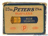 Peters 20 Gauge Paper Shotgun Shells Flying Mallard Box 24 Count Kings Mills - 4 of 7