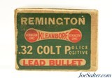 Remington UMC "Dog Bone" Kleanbore 32 Colt Police Positive (New Police) Ammo 1930's - 3 of 7